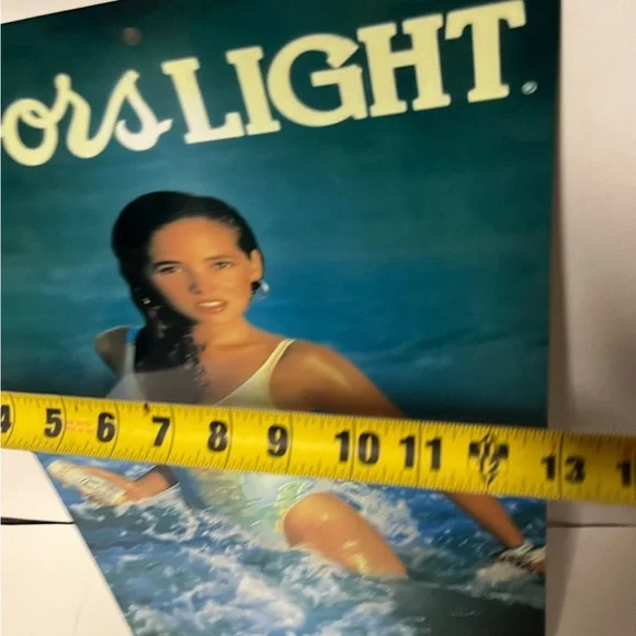 Coors Light bikini model beer tin sign - Picture 5 of 5
